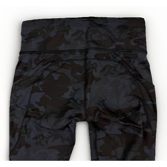 Lululemon Fast and Free Tight II Nulux Incognito Camo Multi Grey Size 8 - Picture 5 of 11